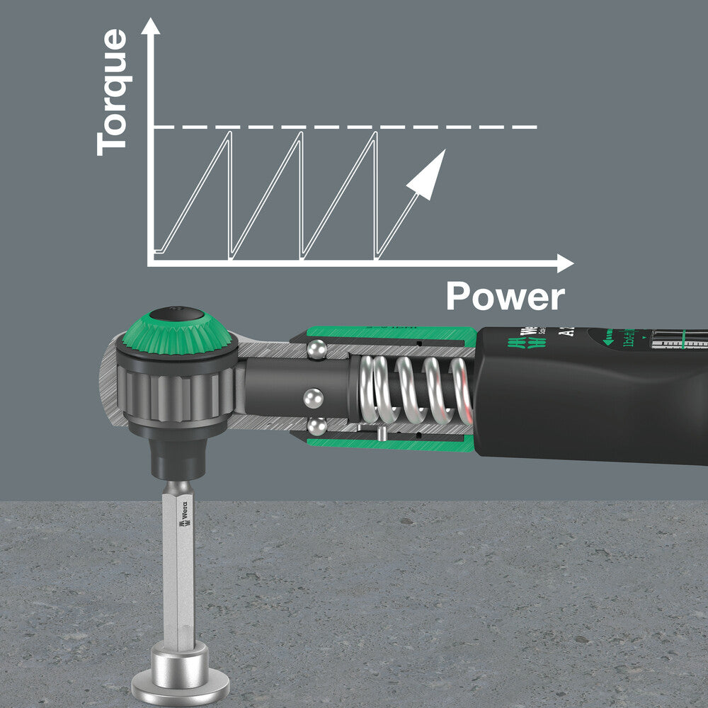 Wera Tools - Safe-Torque A 2 Set 1, 1/4" hexagonal, 2-12 Nm