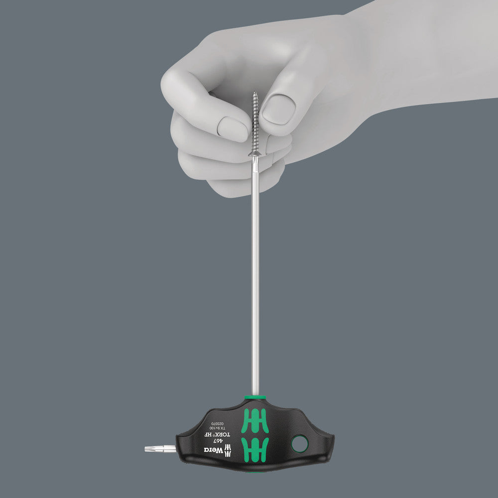 Wera Tools - 467/7 TORX® HF Set 1 screwdriver set T-handle TORX® screwdrivers with holding function