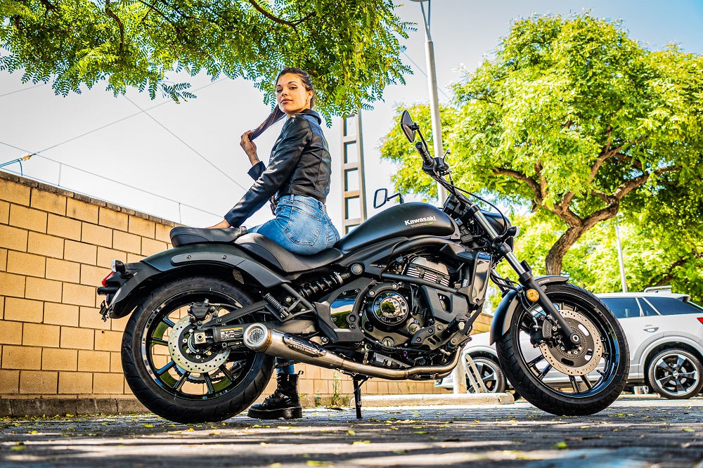 GPR-Exhaust---Powercone-Evo-Full-Line-for-Vulcan-650-S-from-2021-to-2023-dB-Killer-Catalyst
