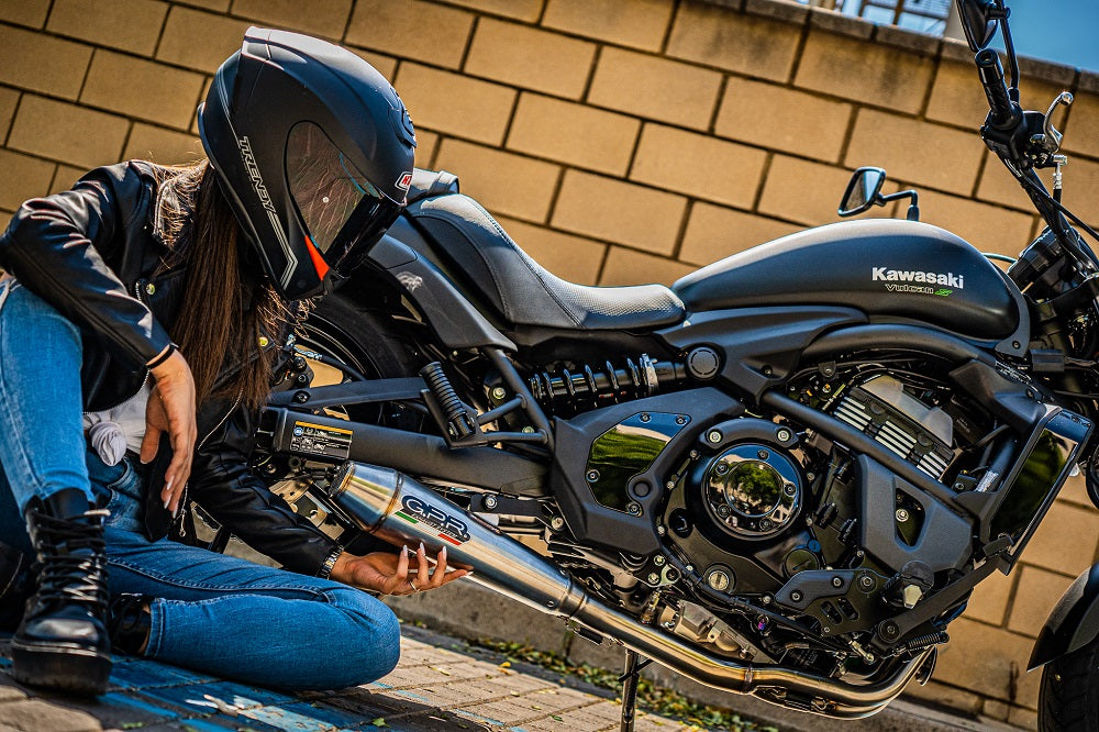 GPR-Exhaust---Ultracone-Full-Line-for-Vulcan-650-S-from-2021-to-2023-dB-Killer-Catalyst
