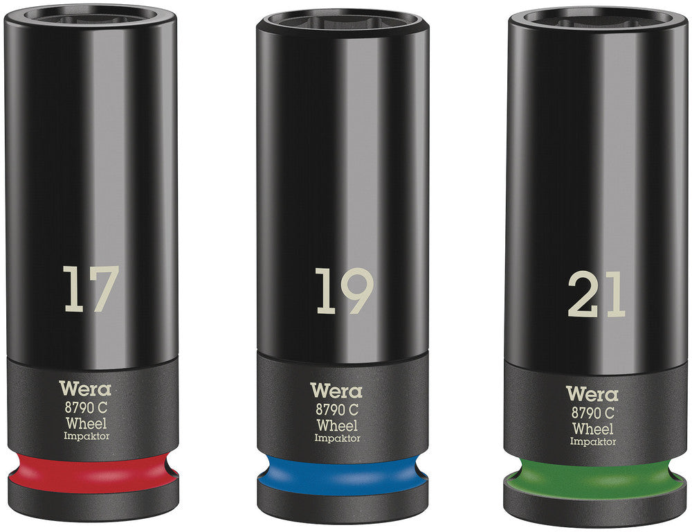Wera Tools - Wheel Impaktor C Set 1 Socket set, 1/2" drive