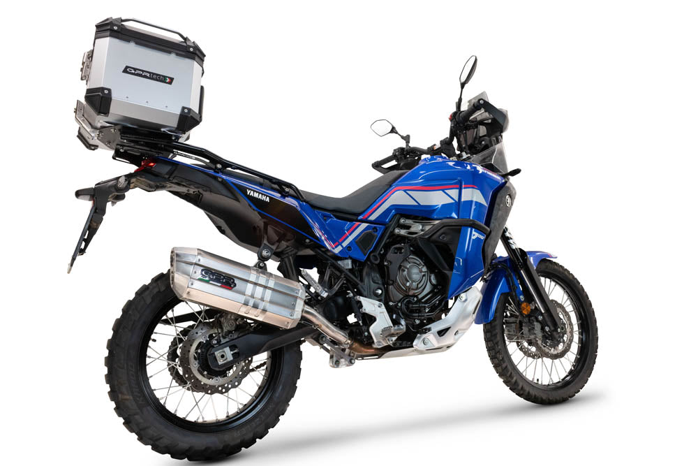 GPR-Exhaust---Hyper-Sonic-Inox-Slip-on-for-Tenere-700-from-2021-to-2024-dB-Killer-Link-Pipe
