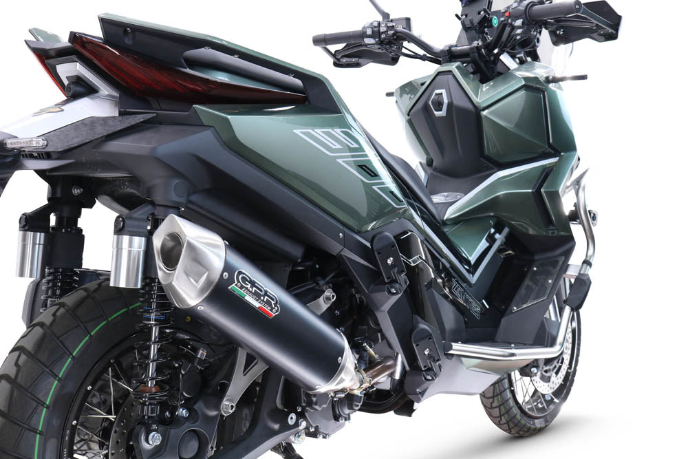 GPR-Exhaust---Furore-X-Scooter-RACING-Slip-on-for-365E-from-2024-to-2026-dB-Killer-Link-Pipe