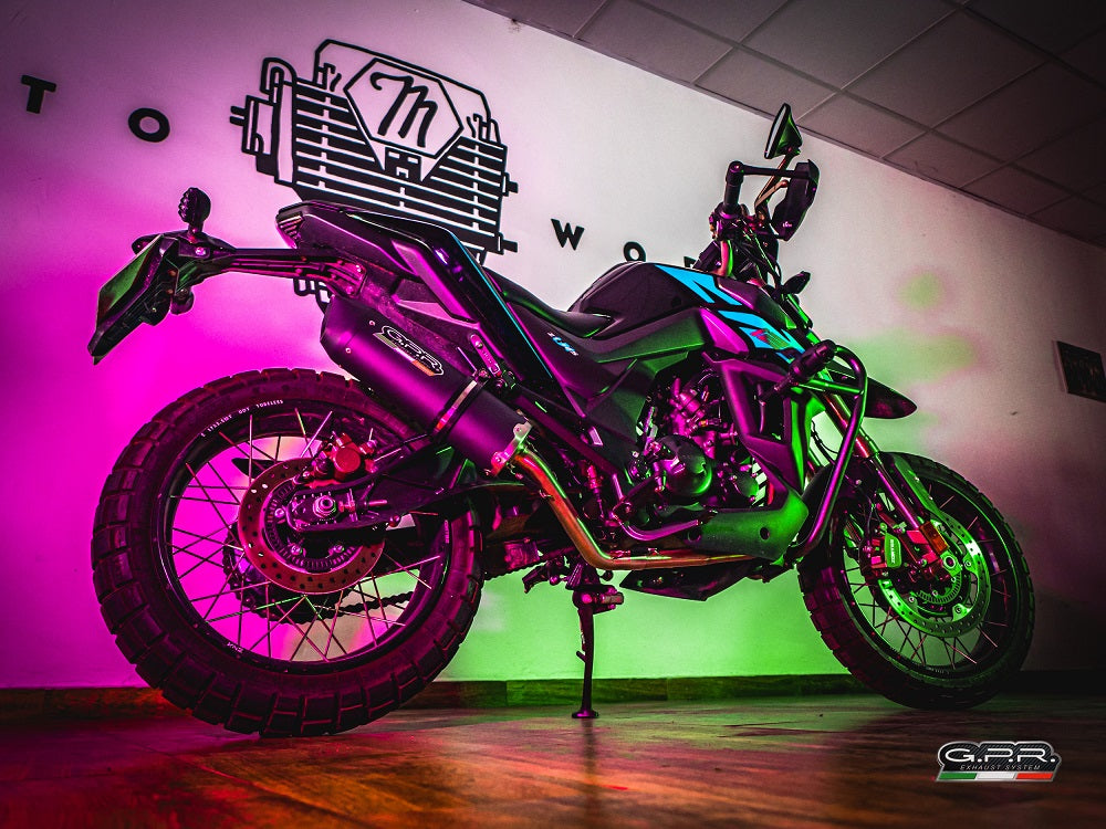 GPR-Exhaust---Furore-Evo4-Nero-Full-Line-for-GK-125-from-2022-to-2024-dB-Killer-Catalyst