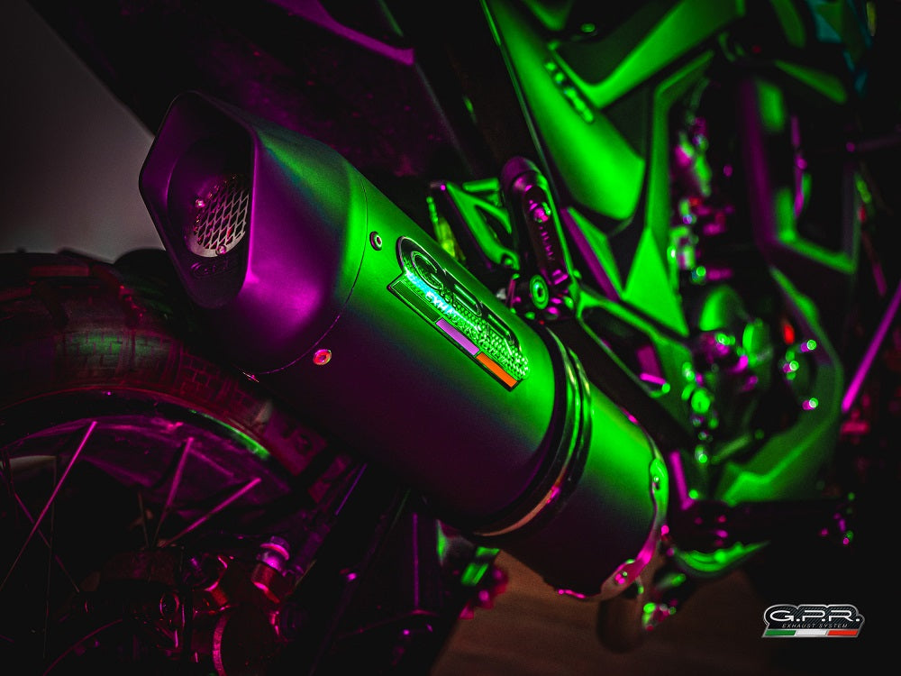 GPR-Exhaust---Furore-Evo4-Nero-Full-Line-for-GK-125-from-2022-to-2024-dB-Killer-Catalyst