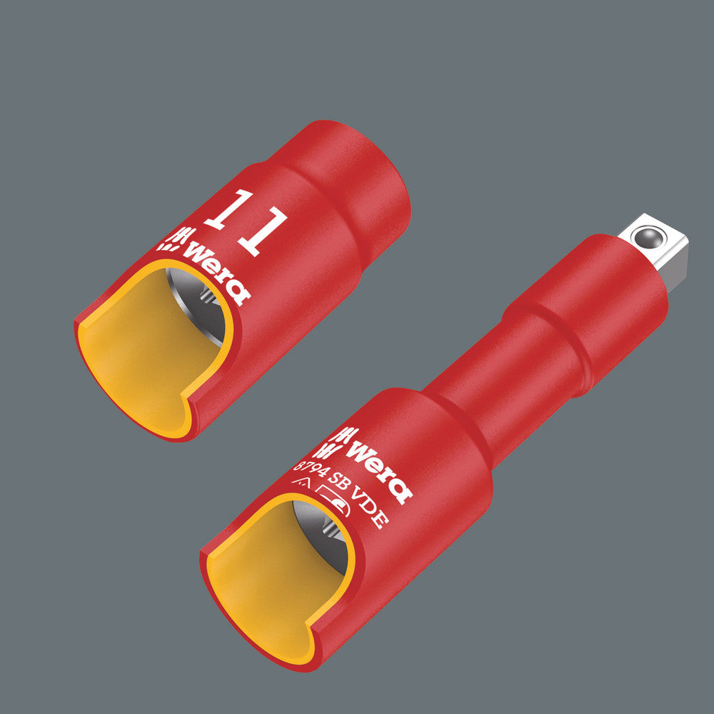 Wera Tools - 8790 B VDE Zyklop 3/8" socket, insulated