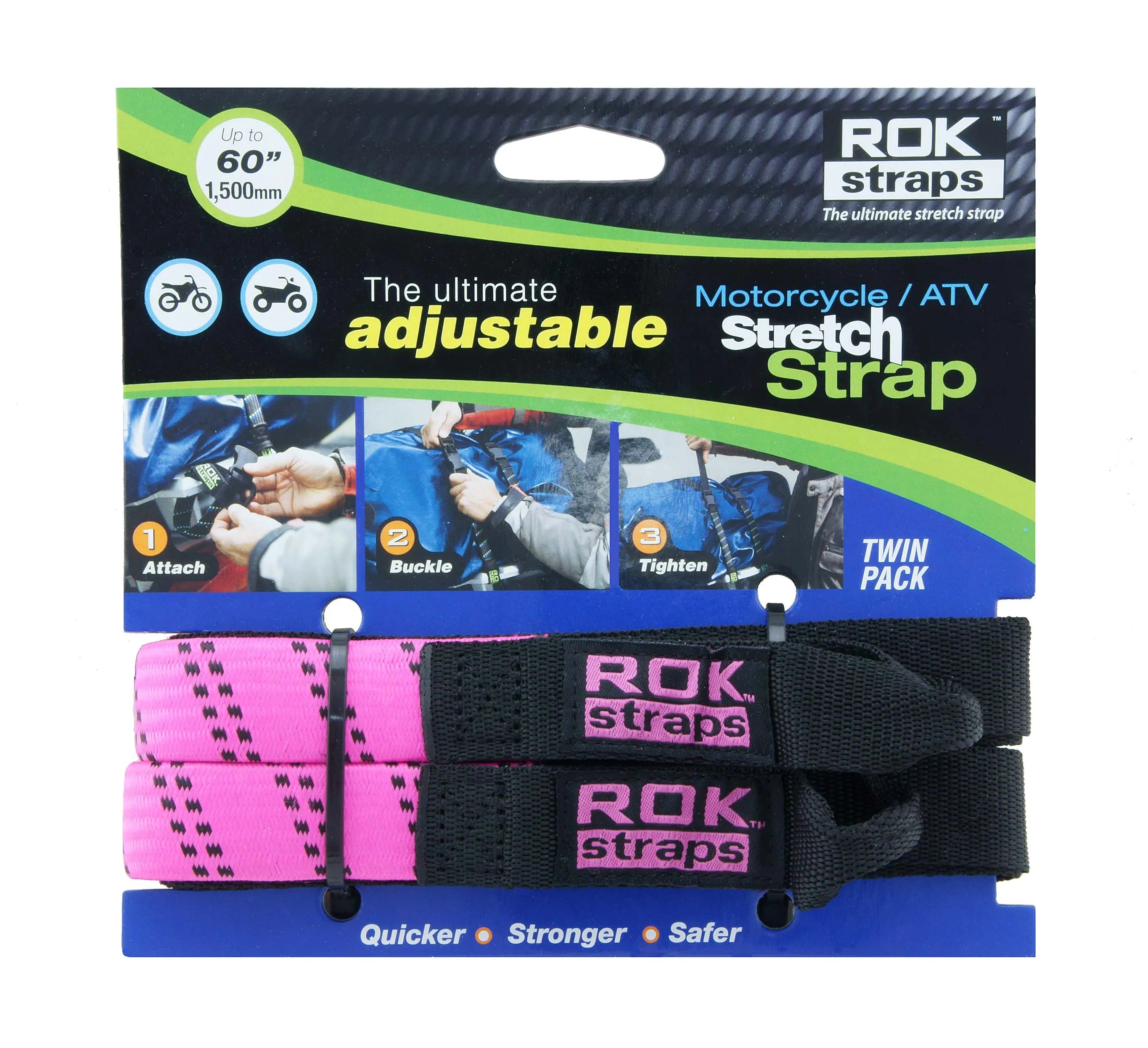 ROK Straps - Heavy Duty (25mm or 1) - Adjustable up to 60 length