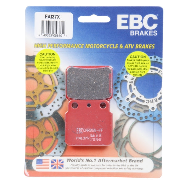 EBC - "X" Carbon Graphite Brake Pad (FA137X)