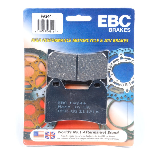 EBC - Front Brake Pads for Aprilia, BMW, Ducati, KTM, Husqvarna, Moto Guzzi (FA244)