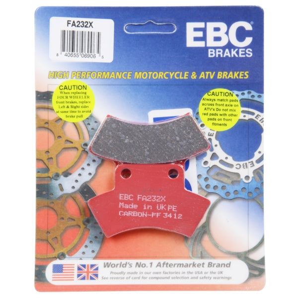 EBC - "X" Carbon Graphite Brake Pad (FA232X)