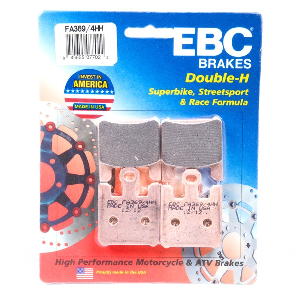 EBC - Double "H" Superbike Brake Pad Sintered Metal - FRONT (FA369/4HH)