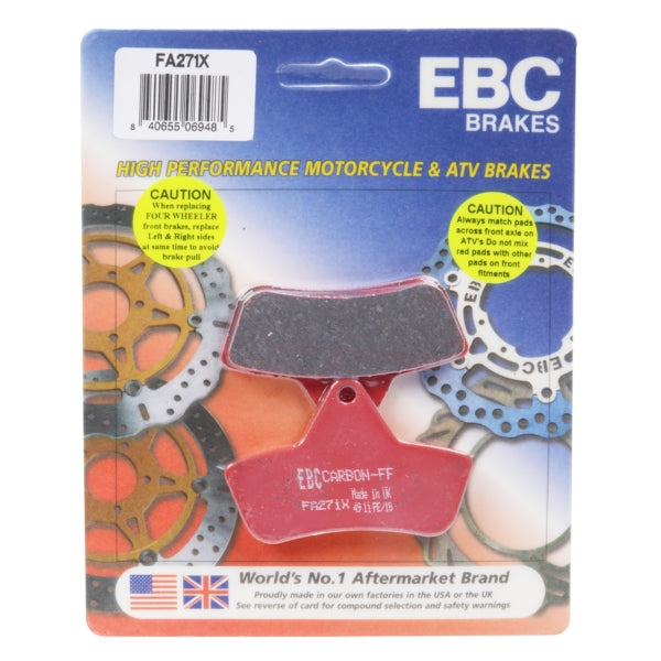 EBC - "X" Carbon Graphite Brake Pad (FA271X)
