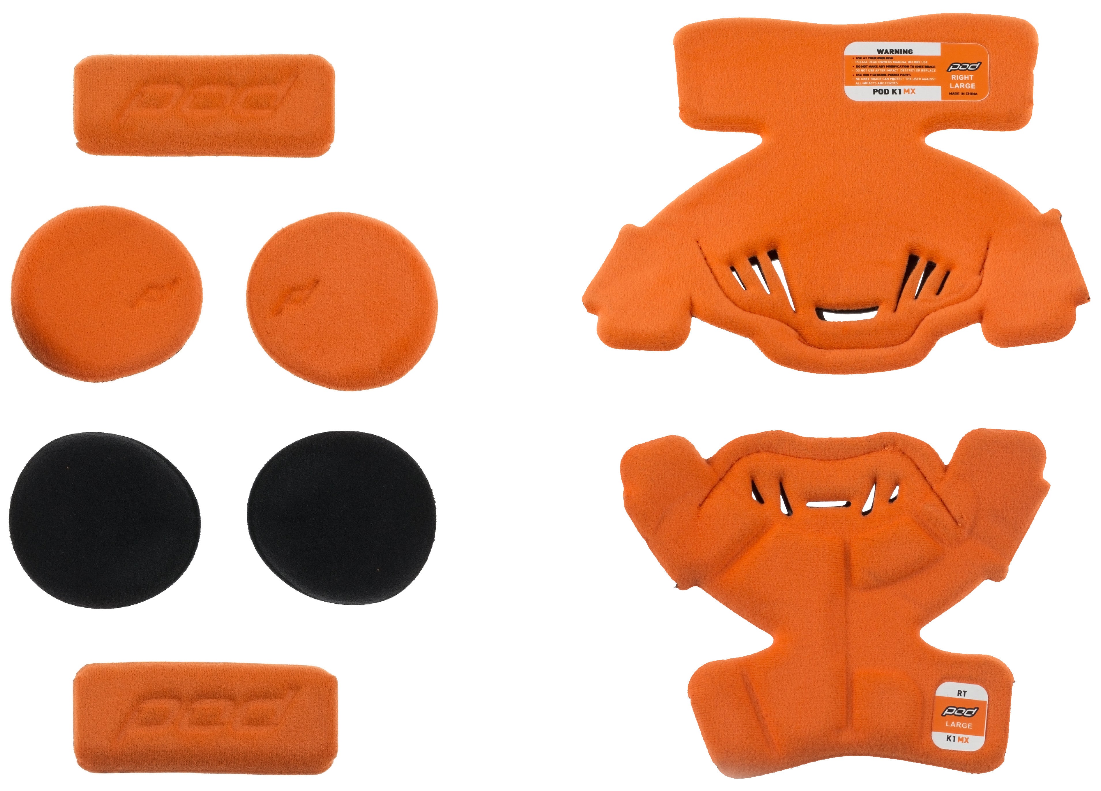 POD - Knee Brace Replacement MX Pad Set