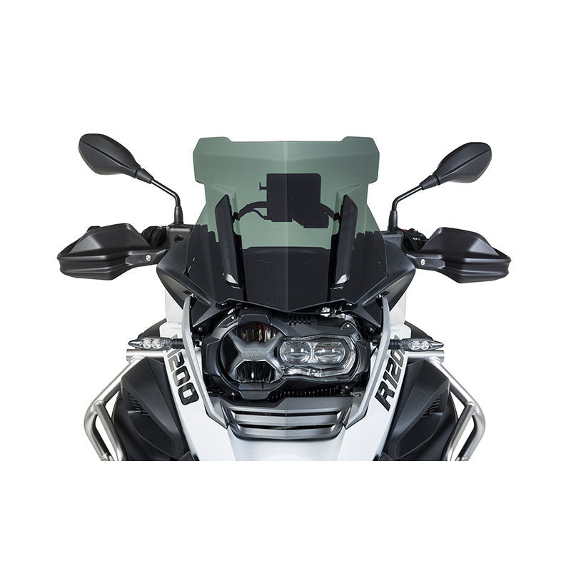 Touratech - Small Smoke Windshield - BMW R1250GS /GSA, R1200GS 13-19 /GSA 14-19