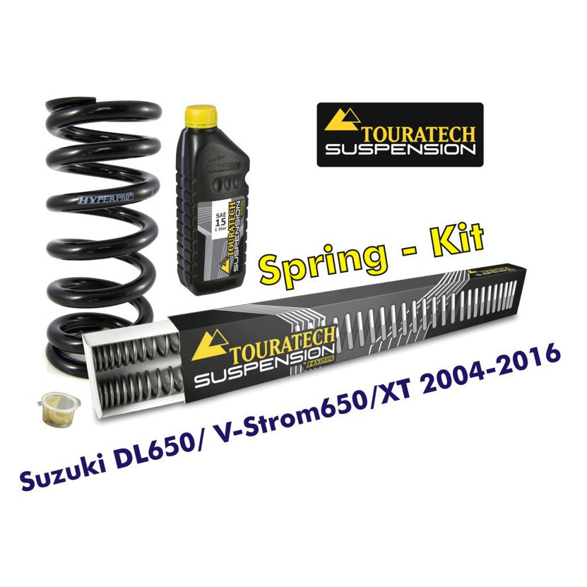 Touratech - Progressive Fork & Shock Springs - Suzuki V-Strom DL650 /XT 04-16