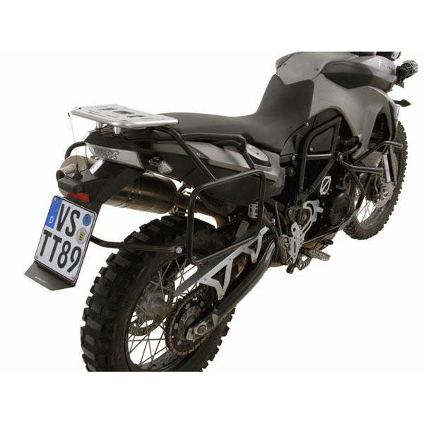 Touratech - Stainless Steel Black Side Case Racks - BMW F800GS, F700GS, F650GS Twin