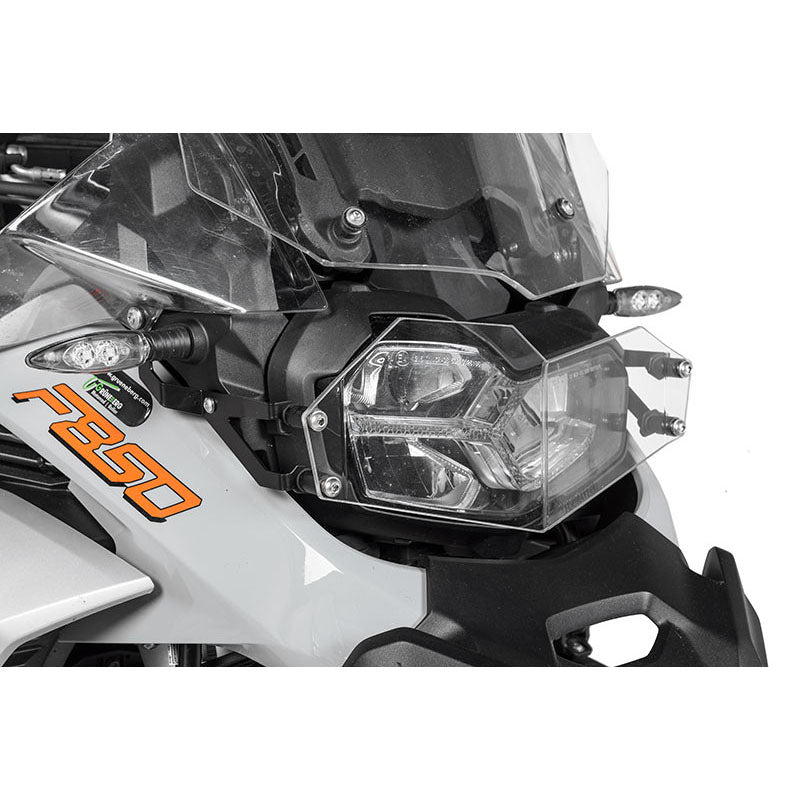 Touratech - Headlight Guard Clear Quick-Release - BMW F850GSA