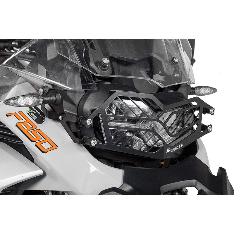 Touratech - Headlight Guard Black Quick-Release - BMW F850GSA