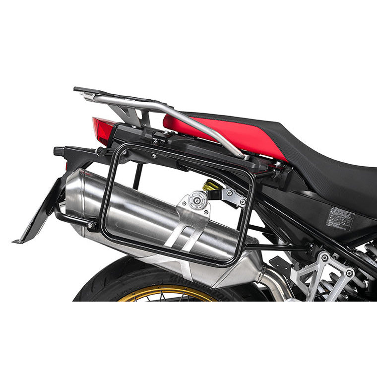 Touratech - Stainless Steel Black Side Case Racks - BMW F850GS, F850GSA, F750GS