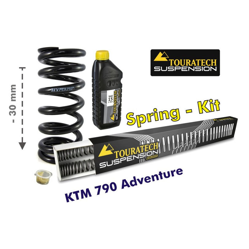 Touratech - 30mm Lowering Progressive Fork & Shock Springs - KTM Adventure 790