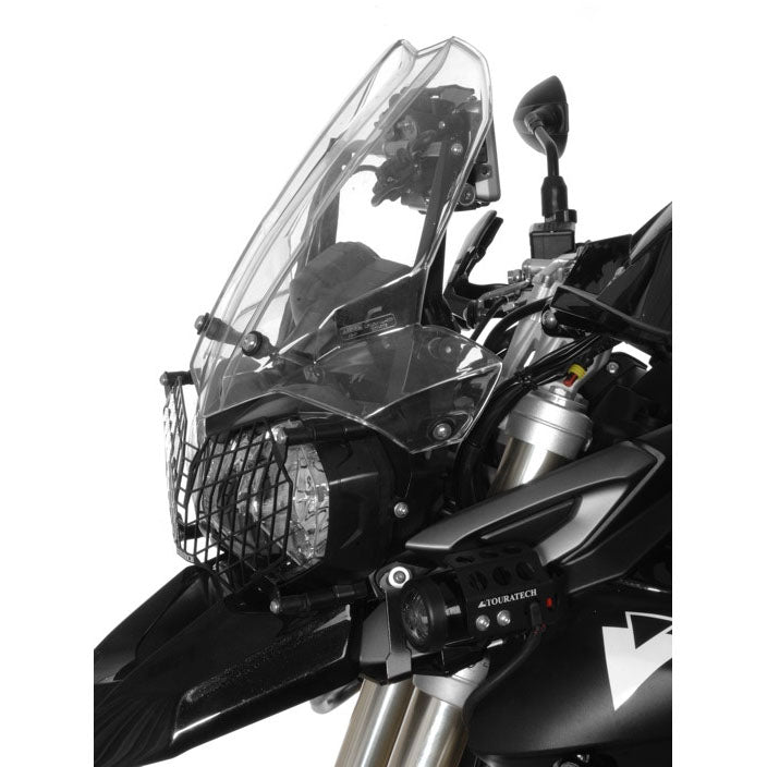 Touratech - Windshield Adjuster with GPS Mounting Bracket - Triumph Tiger 800 /XC/XCx up to 2017