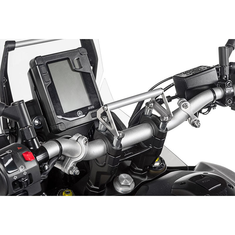 Touratech - Handlebar GPS Mounting Bracket for 20mm Handlebar Riser - Yamaha Tenere 700