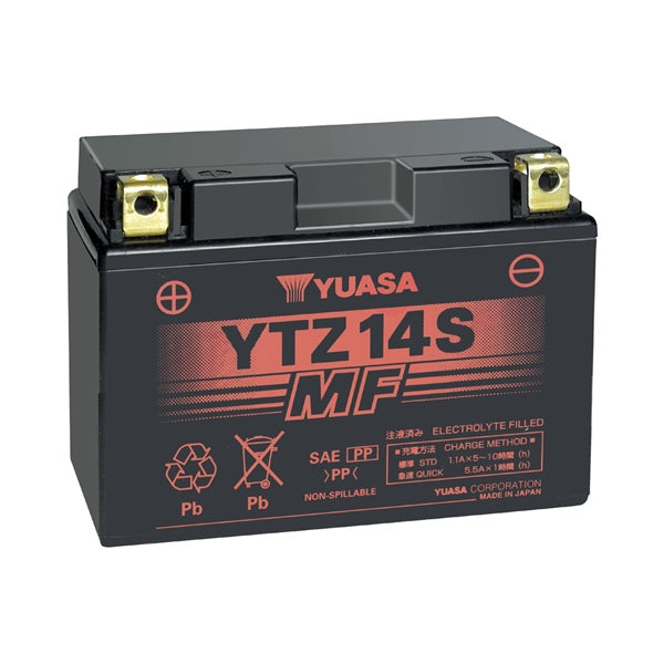 Yuasa - AGM Battery Maintenance Free Factory Activated (YTZ14S)