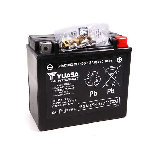 Yuasa - AGM Battery Maintenance Free Factory Activated (YTX20HL (FA))