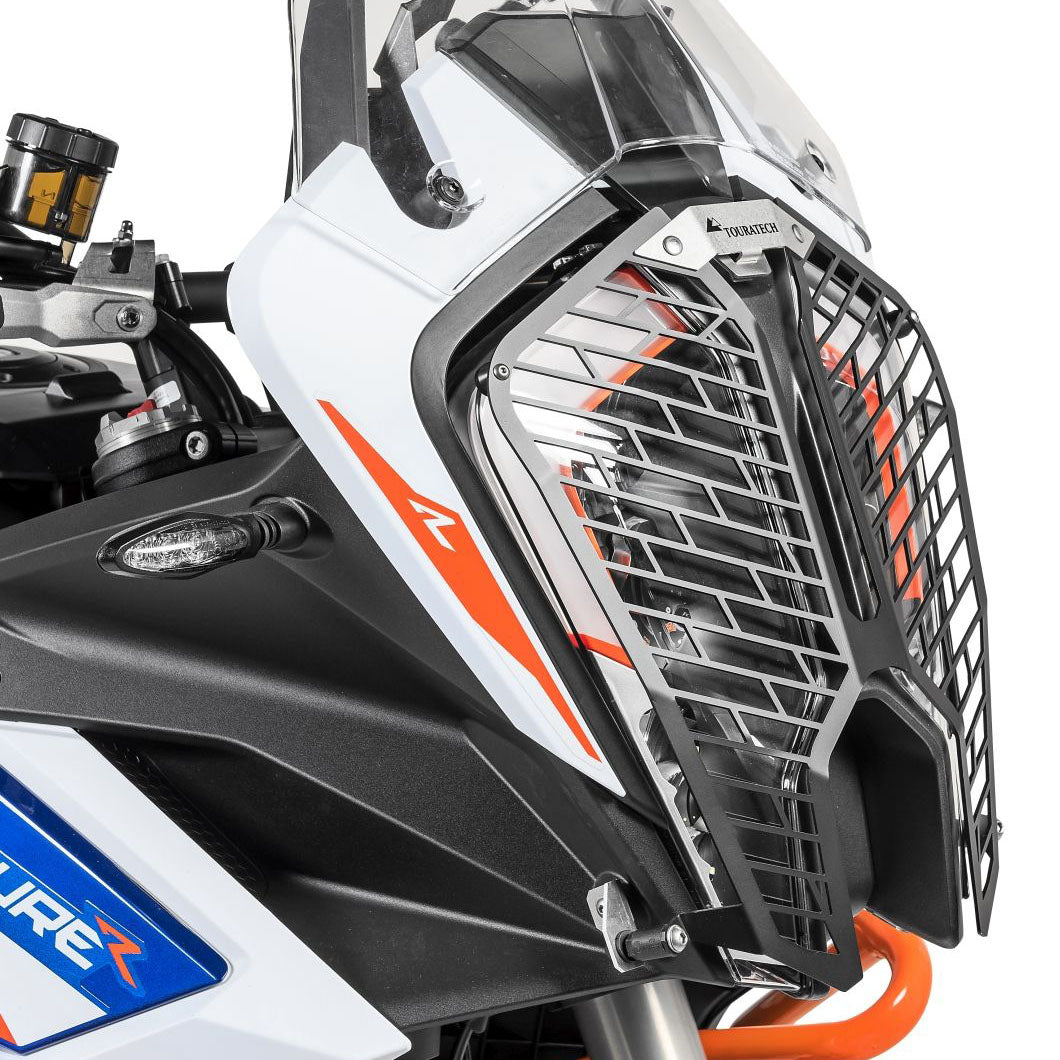 Touratech - Headlight Guard Black Quick-Release - KTM Adventure 1290 R/S from 2021