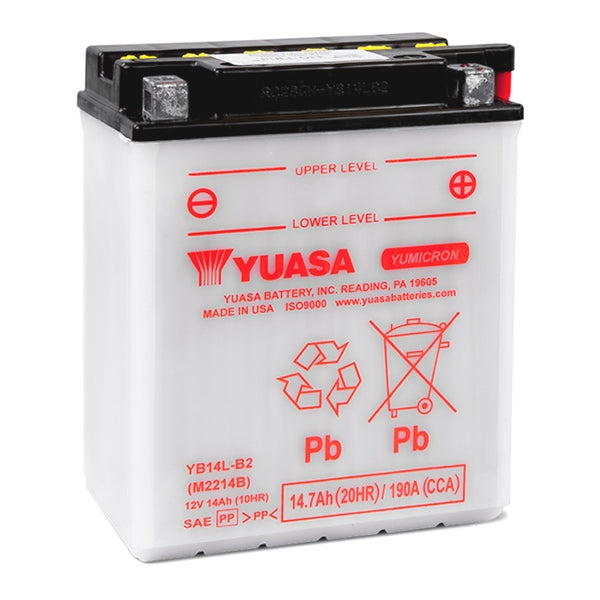 Yuasa - High Performance Conventional (AGM) Batteries-YUAM2214HIND