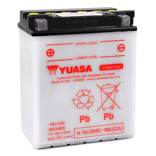 Yuasa - High Performance Conventional (AGM) Batteries-YUAM2214HIND