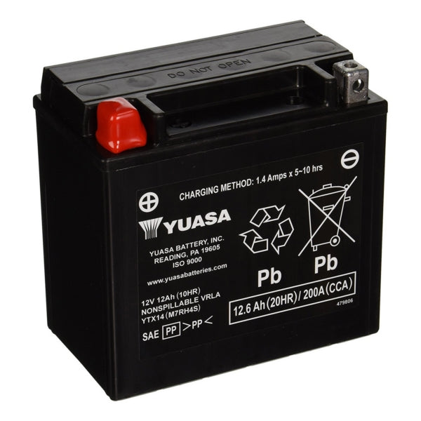 Yuasa - AGM Battery Maintenance Free Factory Activated (YTX14-F/A)
