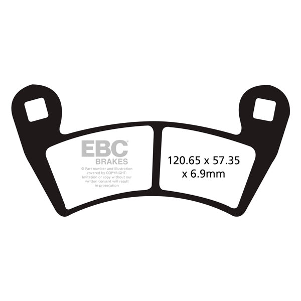 EBC - "X" Carbon Graphite Brake Pad (FA452X)