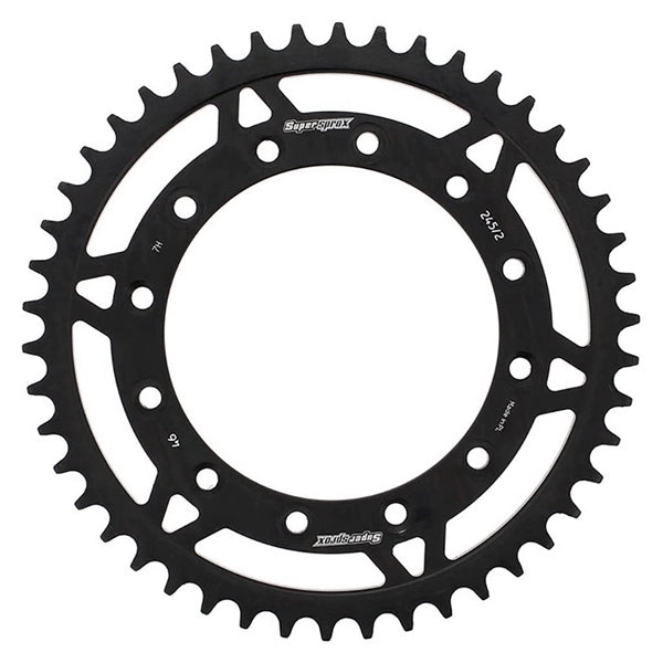 Supersprox-SPROCKET 47 Rear HONDA Black SUPERSPROX RFE-2452-47-BLK