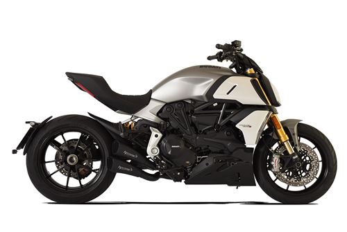 HPCorse - Hydroform Short Muffler for Ducati Diavel 1260 - Race Use Only