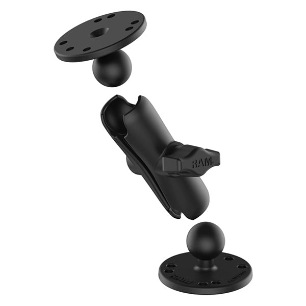 RamMount-Mount universal double ball with 2 plates