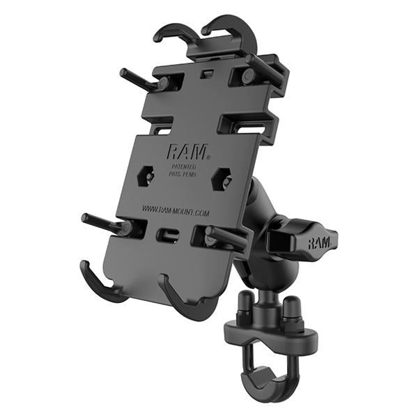 RamMount-Quick-Grip Phone Holder with short arm