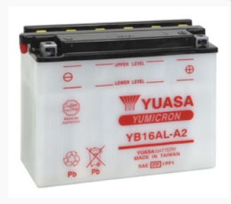 Yuasa YB12AL-A2 12V 12Ah Battery – Fits Kawasaki EN500 2000-2003