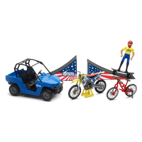 NewRayToys-Nitro Circus Playset Scale Model