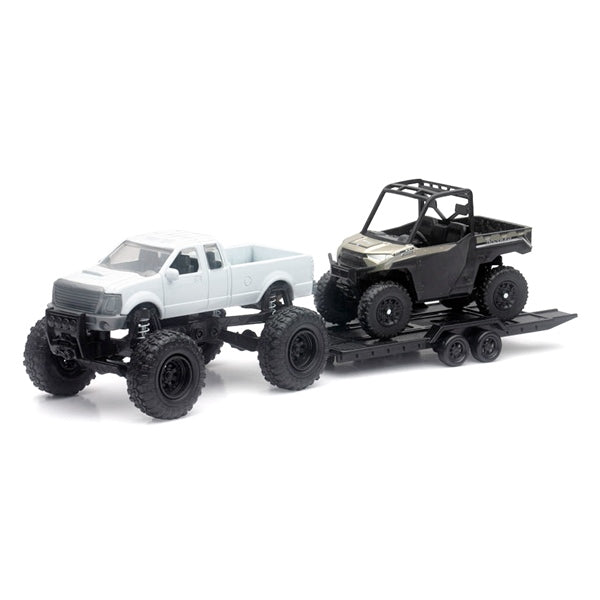 NewRayToys - Scale Model - Truck with Polaris ATV