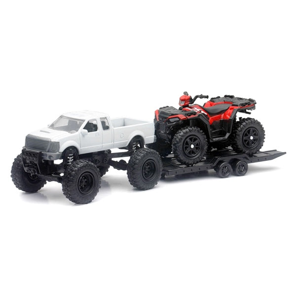 NewRayToys - Scale Model - Truck with Polaris ATV