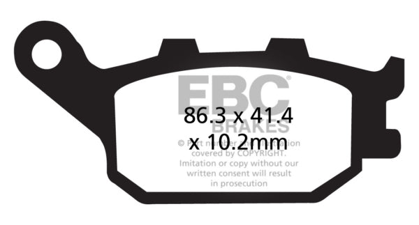 EBC - V-Pad Brake Pad Rear (FA174V)