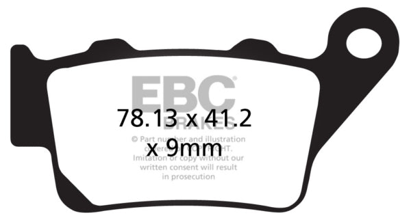 EBC - V-Pad Brake Pad - Rear (FA213V)