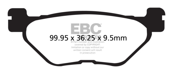 EBC - V-Pad Brake Pad - Rear (FA319/2V)