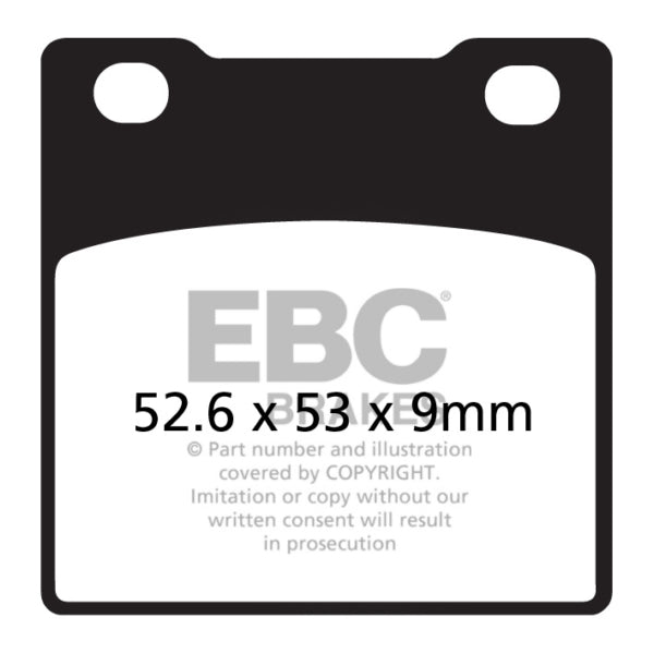 EBC - V-Pad Brake Pad Rear (FA63V)