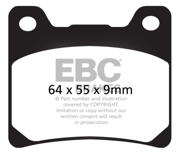 EBC - V-Pad Brake Pad - Front/Rear (FA88V)
