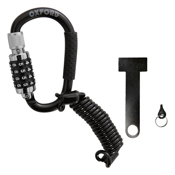 Oxford - LidLock Combination Carabiner Helmet Lock