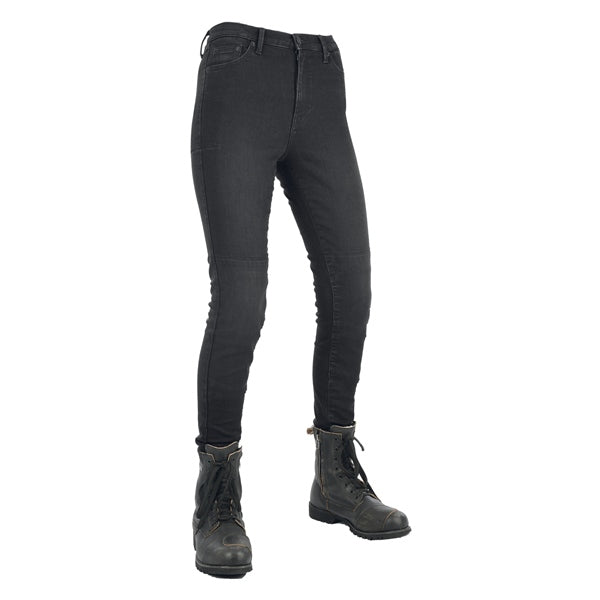 OXFORD SUPER LEGGINGS, Women's (with Kevlar® Lining, Black, size 8/30) -  Motorcycle Trousers