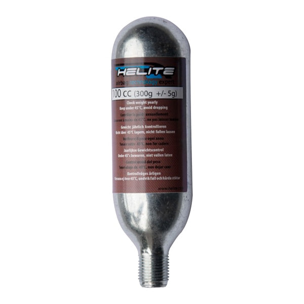 Helite-CO2 Cartridge for Airbag Vest - 100cc-AC.PY.CO2-STD-100
