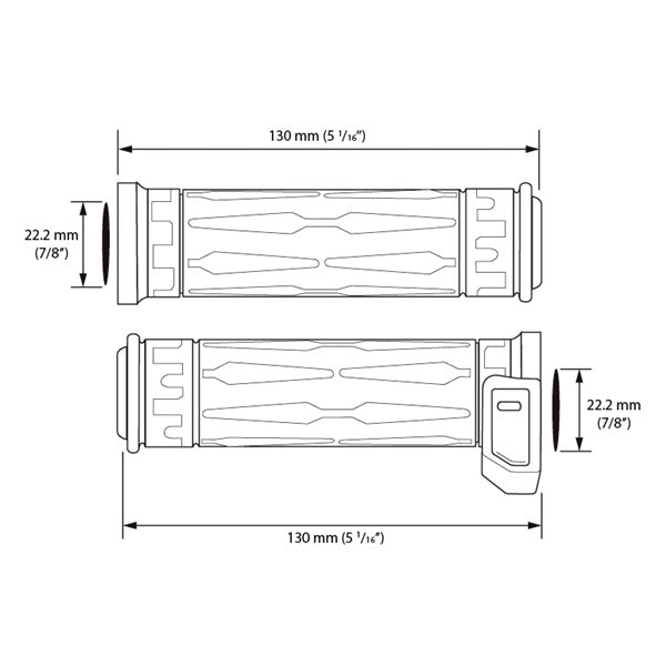 Koso - Heated Grips Apollo 7/8" and 7/8"